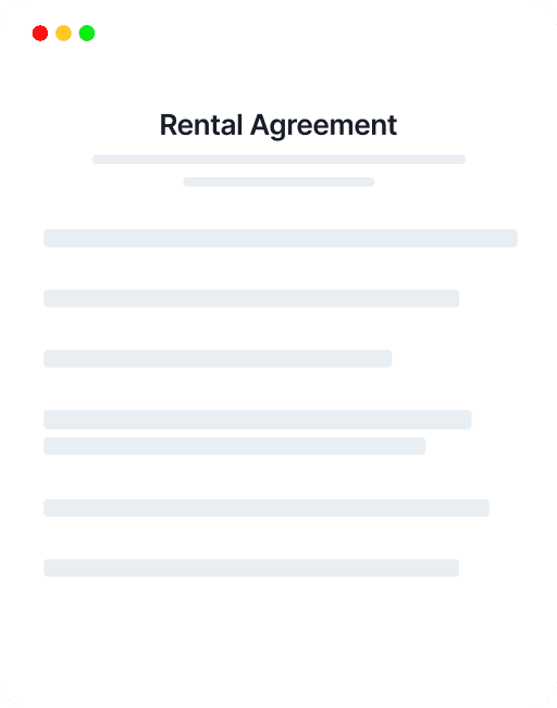 Legal document card preview